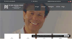 Desktop Screenshot of gastroenterologie-roemer-muenchen.de